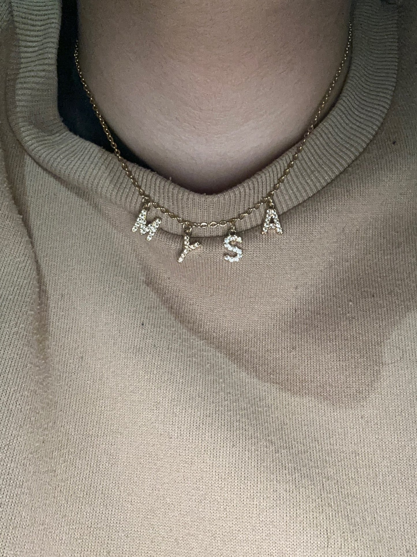 collier prenom personalisé