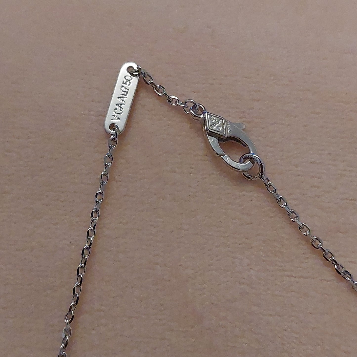 Collier 1 fleur full silver