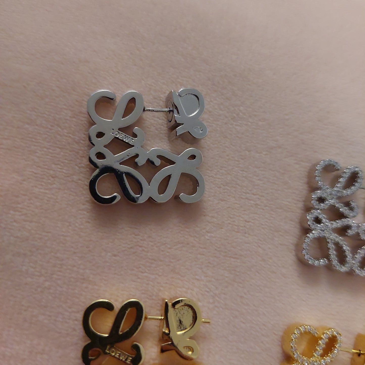 Boucles d'oreilles loewe doré/argenté/rose gold