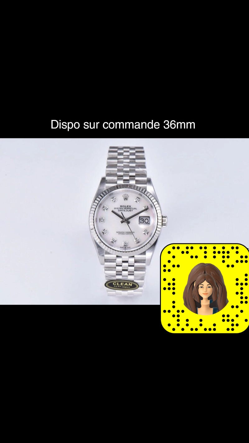 Montre 36mm waterproof