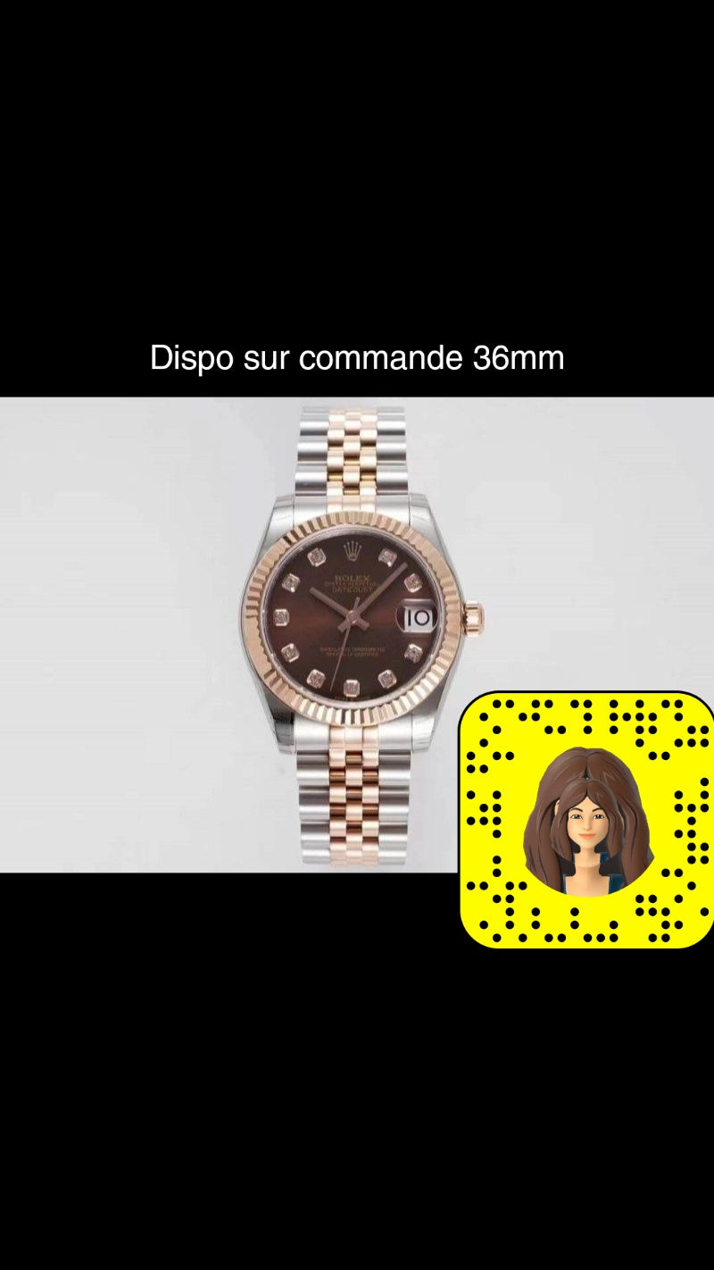 Montre 36mm waterproof