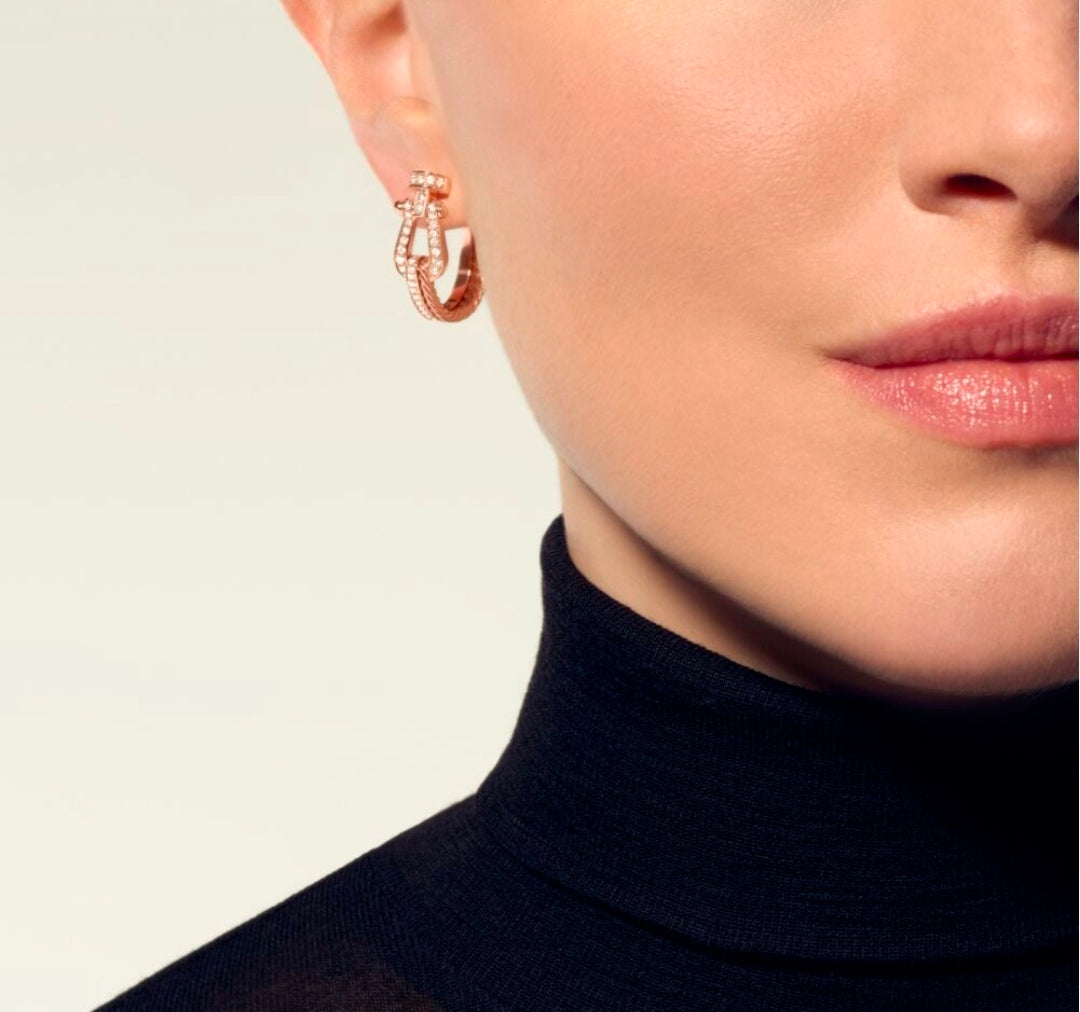boucle d'oreille F.red rise