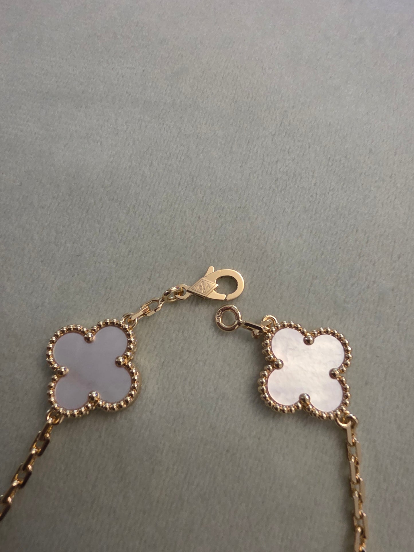 bracelet Vca rose nacré