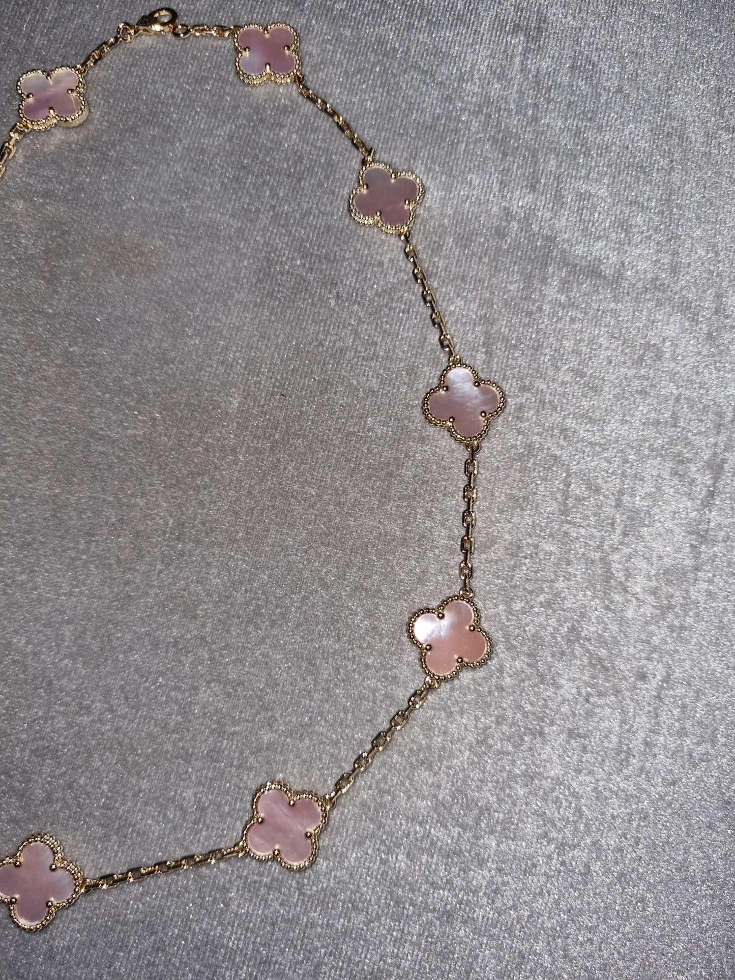 collier vca rose nacré