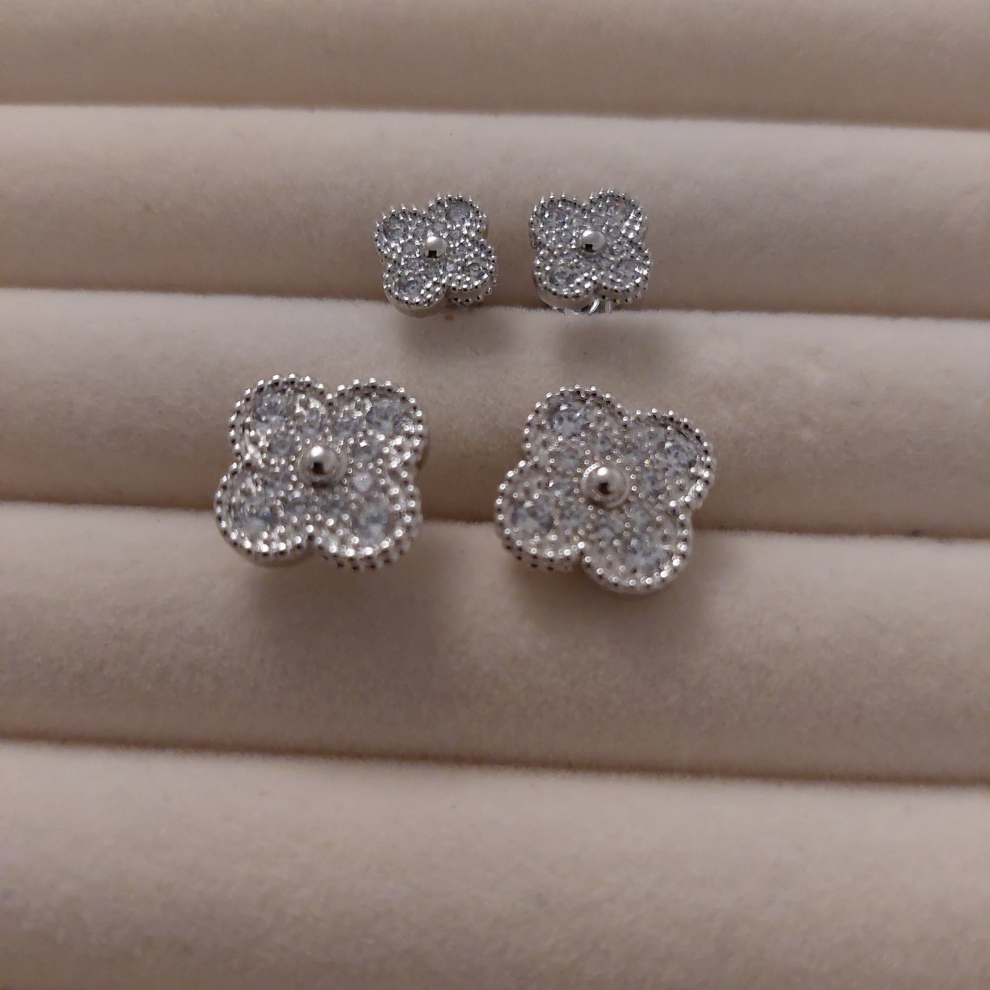 Boucle d'oreilles vca full pavé