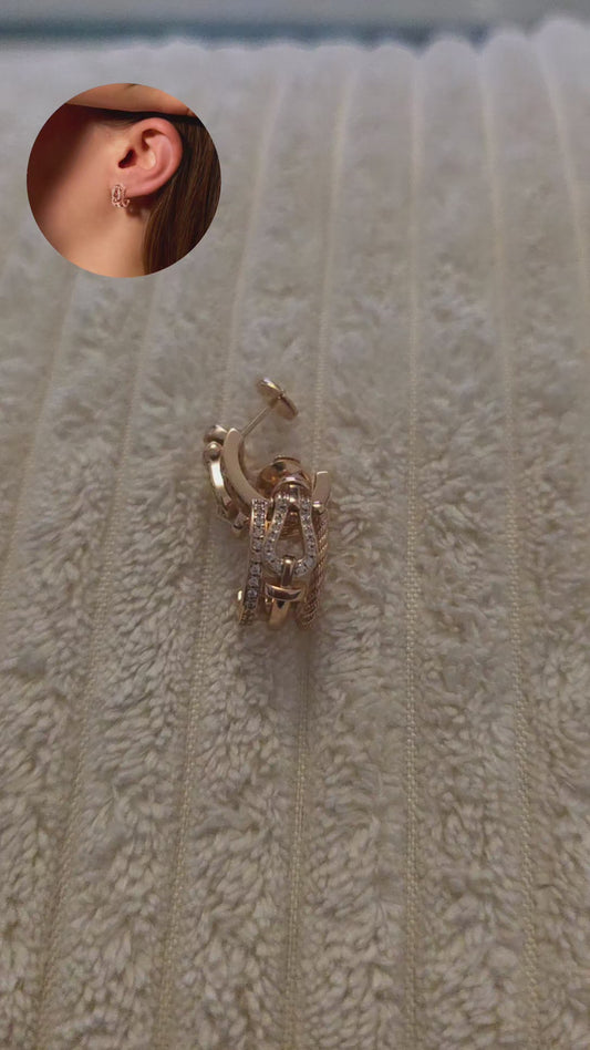boucle d'oreille Fre.D triple
