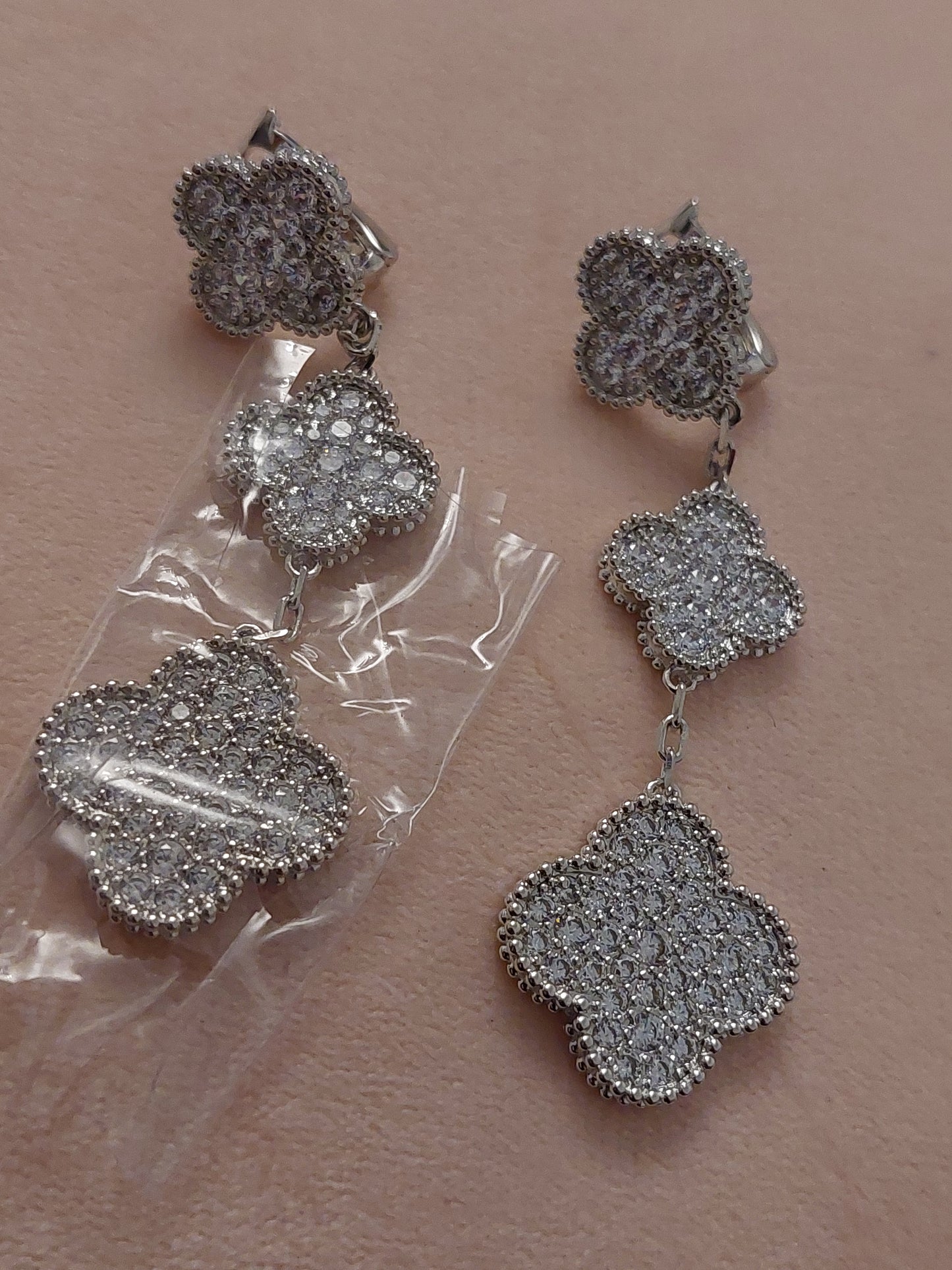 Boucle d'oreilles longue vca