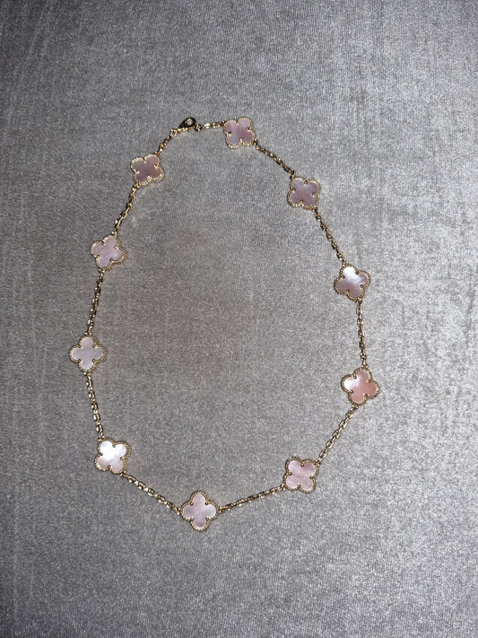 collier vca rose nacré
